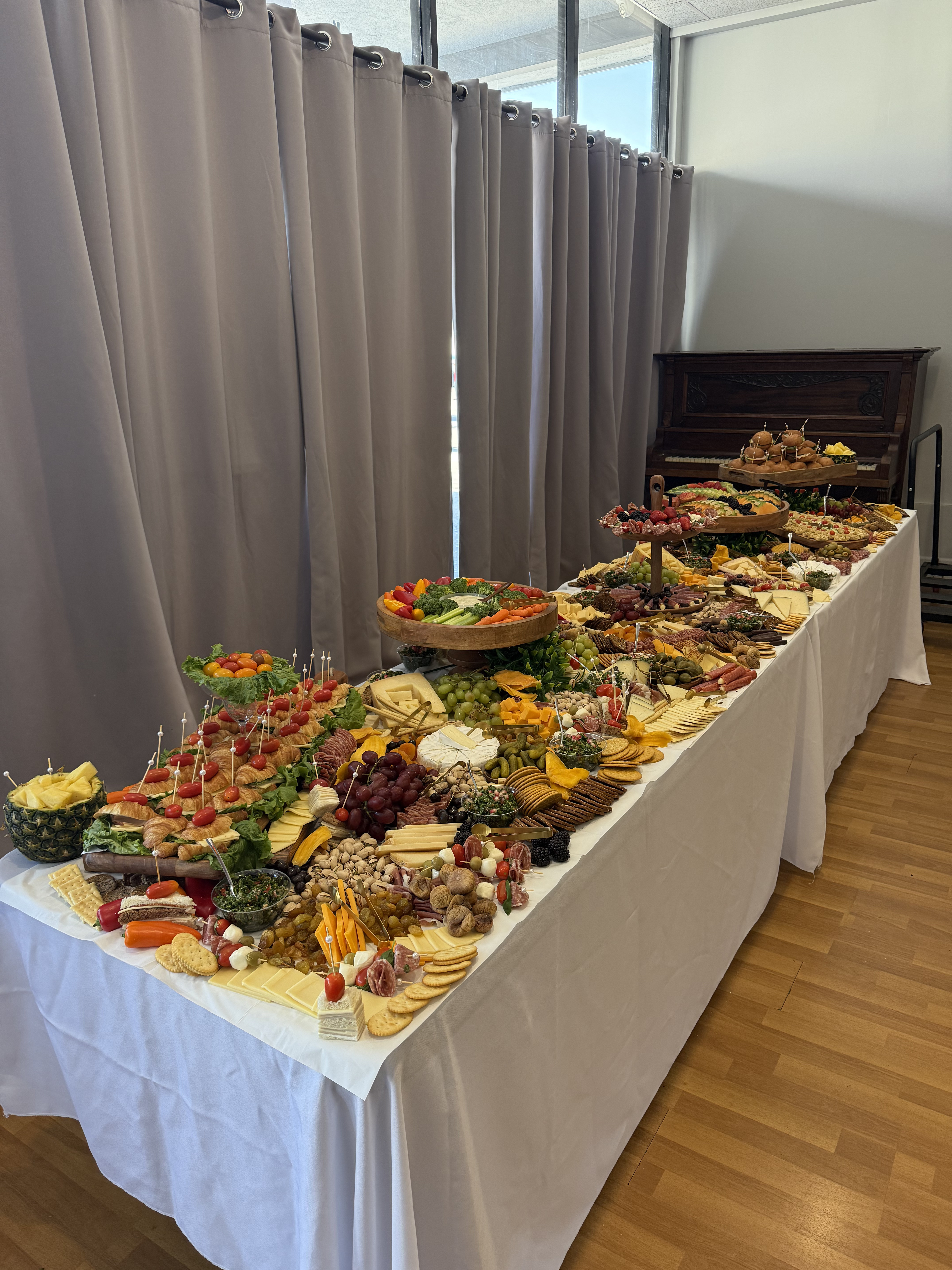 Premium charcuterie board with cured meats and aged cheeses